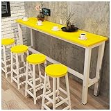 Bartisch aus Holz für Zuhause, Bar, Theke, Höhe, Esstisch, lang, schmal, Frühstück,...