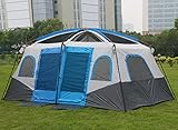 Großes Familien-Campingzelt, 2-Zimmer-Campingzelt mit Wohn- und Schlafzimmerbereich,...