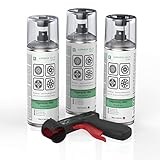 AUPROTEC Lackspray AUPRORIM SOLID Felgensilber Sprühlack Felgenspray Auto Lack Spray...