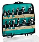 ENT 09012 12-tlg. Fräser Set Hartmetall - Schaft 8 mm - 8 verschiedene Fräser-Kategorien...