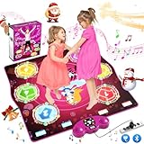 PLEGBLE Tanzmatte für Kinder ab 3 4 5 6 7 8 9 10 11 12 Jahre, Spielteppich...