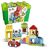 LEGO 10914 DUPLO Deluxe Steinebox, Lernspielzeug mit Bausteinen und Aufbewahrungsbox,...