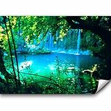 murando - Fototapete Selbstklebend Wasserfall 250x175 cm - Foto Tapete Tapetenfolie...