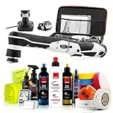 Shiny Freaks Poliermaschinen Set - Liquid Elements A1000 V4 Mini Akku Poliermaschine mit...