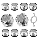 SURFOU Perlatoren für Wasserhähne Einsatz, 10er Pack Sieb Wasserhahn Perlator...