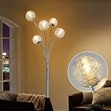 Depuley LED Stehlampe 5 Flammig Stehleuchte Wohnzimmer, Modern Stehlampe...