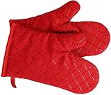 Premium Anti-Rutsch Ofenhandschuhe 1 Paar bis zu 240 °C, Silikon Extrem Hitzebeständige...