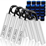 4er Pack Handtrainer Fingertrainer, Aluminium Unterarmtrainer, Grip Griffkraft...
