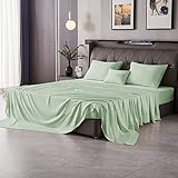 Viskose-Bambus-Bettlaken-Set California King – weiches Luxus-Bettwäsche-Set –...