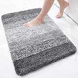 Homaxy Weich Badezimmerteppich 50x80 cm, rutschfest waschbar Badematte...