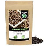 Tellicherry Pfeffer (500g), Tellicherrypfeffer, Tellicherry Pfefferkörner schwarz aus...