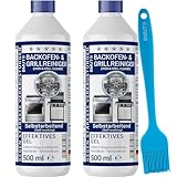 1000ml Backofenreiniger extra stark | mit Pinsel | Gel Paste | Grillreiniger |...