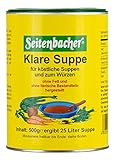 Seitenbacher Klare Suppe I Gemüsebrühe I der Allrounder I ohne Fett I ergiebig I vegan I...
