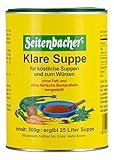 Seitenbacher Klare Suppe I Gemüsebrühe I der Allrounder I ohne Fett I ergiebig I vegan I...