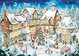 Ravensburger Puzzle 12001271-50-jähriges Jubiläum: Weihnachtsdorf Limited Edition - 1000...