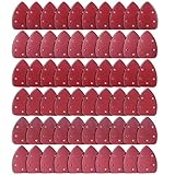 AUSTOR 60 stücke Klett-Schleifdreiecke Maus Detail Schleifpapier 5 Loch je 10 x 40 / 60 /...
