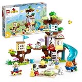 LEGO 10993 DUPLO 3-in-1 Baumhaus Spielzeug für Kleinkinder ab 3 Jahren, Mädchen und...
