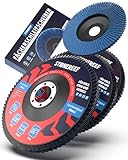 Fächerscheiben 4er-Set [125mm] Winkelschleifer Fächerscheibe, Schleifscheiben...