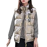 Qixiu Kind Kinder Kleinkind Baby Jungen Ärmellos Brief Wintermäntel Kapuzenjacke Weste...