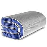 Alu Isomatte Schaummatten Schlafmatte aus Aluminiumfolie 4mm dick für Camping...