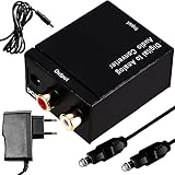 Retoo Wandler Audio Konverter Digital Analog Adapter Koaxial Da Wandler Optisch...