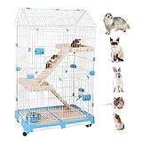 BOTHUA Meerschweinchenkäfig, Kaninchenkäfig für 3 Ebenen großer Drahtrahmen, geeignet...