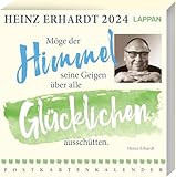 LAPPAN Heinz Erhardt - Postkartenkalender 2024 - -Verlag - Möge der Himmel seine Geigen...