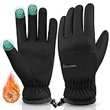 ihuan Thermo Fahrradhandschuhe Damen Herren-Warme Radsport-Handschuhe...