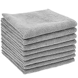 CIYODO 8 Stück Mikrofaser Reinigungstücher Saugfähige Waschbare Haushaltstücher für...