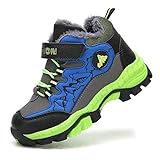 DUORO Jungen Trekking Wanderschuhe Kinder Schnee Stiefel Warmfutter...
