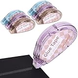 6 Stück Fotokleber Doppelseitig Selbstklebend Kleberoller, Scrapbook Zubehör Kleberoller...