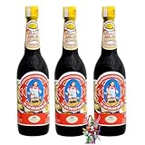 Kajal Maekrua Austernsauce Set, 3 x 600 ml + Holzpuppe, Allzweck-Würzsauce für Fleisch,...