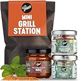 Gepp’s Feinkost Wundertüte Mini Grillstation I Grill-Geschenke für Männer mit BBQ...