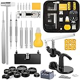 Eventronic Uhrenwerkzeug Set, Uhr Reparatur Uhrmacherwerkzeug Tasche, Watch...
