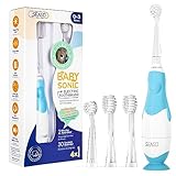 Seago Elektrische Zahnbürste Kinder Baby Zahnbürste ab 0 1 2 3 Jahr, mit LED...