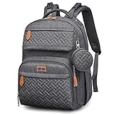 BabbleRoo Wickeltasche Rucksack, Baby Wickelrucksack Krankenhaus Mutterschaft Reise...