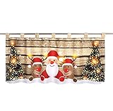 Delindo Lifestyle LED Scheibengardine Christmas Team für das Kinderzimmer, beleuchtete...
