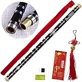 Tyuodna China Bambusflöte SteckbareTaste F Traditionelle chinesische Musikinstrumente...