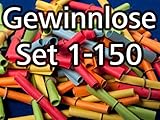 Röllchenlose bunt gemischt, Set 1-150