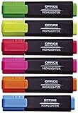 OFFICER PRODUCTS PRODUCTS Textmarker Leuchtend 6er Pack Farbe: Gelb, Oragne,...
