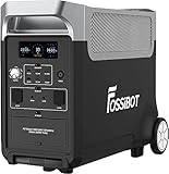 FOSSiBOT F3600 Solargenerator, 3840Wh LiFePO4 Tragbare mit USV, 3x230V AC...