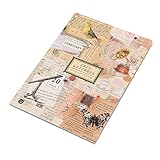 HOMSFOU 1 Retro Literarische Aufkleber Sammelalbum Scrapbooking Aufkleber Ästhetisch...