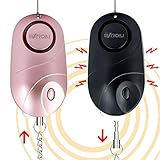 BXROIU Persönlicher Alarm Taschenalarm 140dB Sirene Selbstverteidigung Sicherheit...