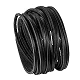 JewelryWe Schmuck Herren Breit Lederarmband, Punk Druckknopf geflochten Leder Armband...