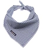 ARING PET Hunde Bandana, Baumwolle Karierte Bandanas Hundehalstuch, Dreieck Lätzchen...