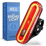 Büchel Fahrrad Rücklicht LED I Aufladbar I StVZO zugelassen I Rücklicht Fahrrad,...