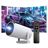 Beamer 4K 1080P Full HD Unterstützt Android 13, 2025 Upgraded Mini Beamer 5G WiFi 6 BT...