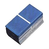 100 Stück Solarzellen, Mini-Solarzelle, 0,5 V polykristallines Silikon, Umwandlung von...