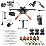QWinOut Assembled RTF Full Set 2.4G 9Ch F550 APM2.8 GPS Compass Hexacopter Combo DIY Drone...
