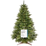 Premium Weihnachtsbaum künstlich 220cm -TESTSIEGER - Naturgetreu, dichte Zweige,...